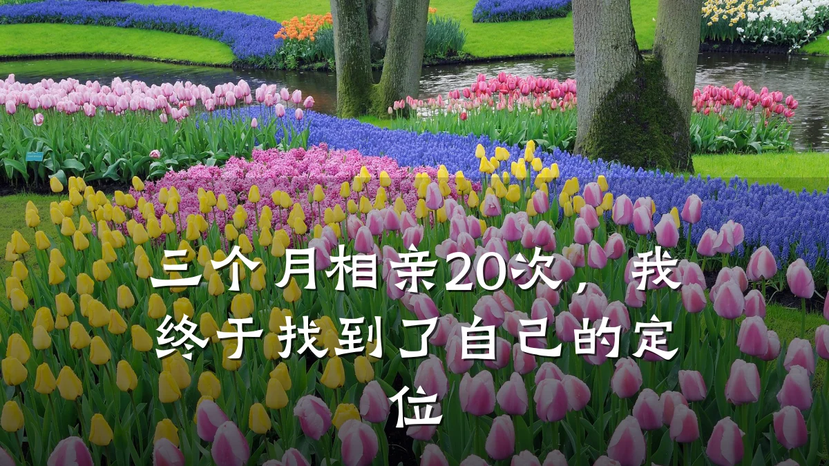三个月相亲20次,我终于找到了自己的定位