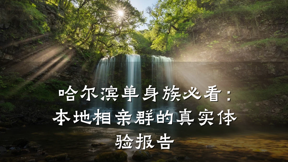 哈尔滨单身族必看:本地相亲群的真实体验报告