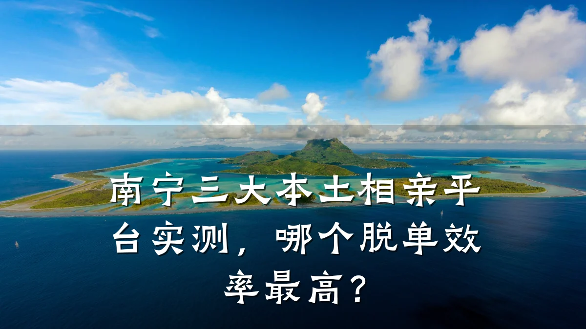 南宁三大本土相亲平台实测,哪个脱单效率最高?