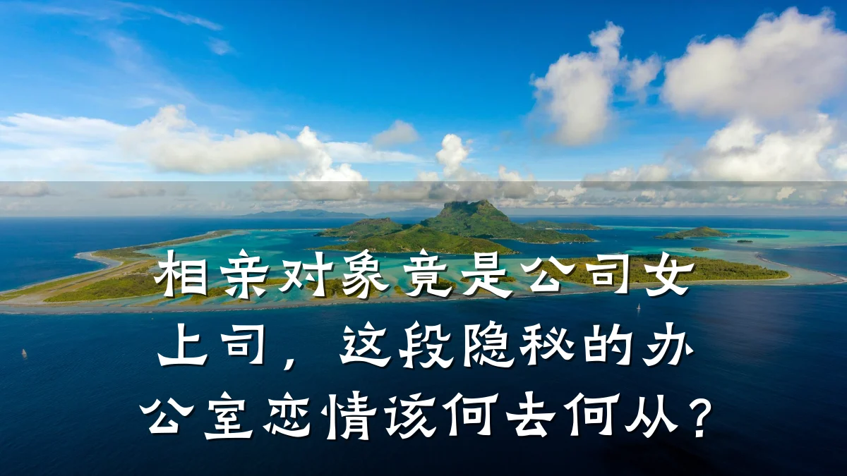 相亲对象竟是公司女上司,这段隐秘的办公室恋情该何去何从?