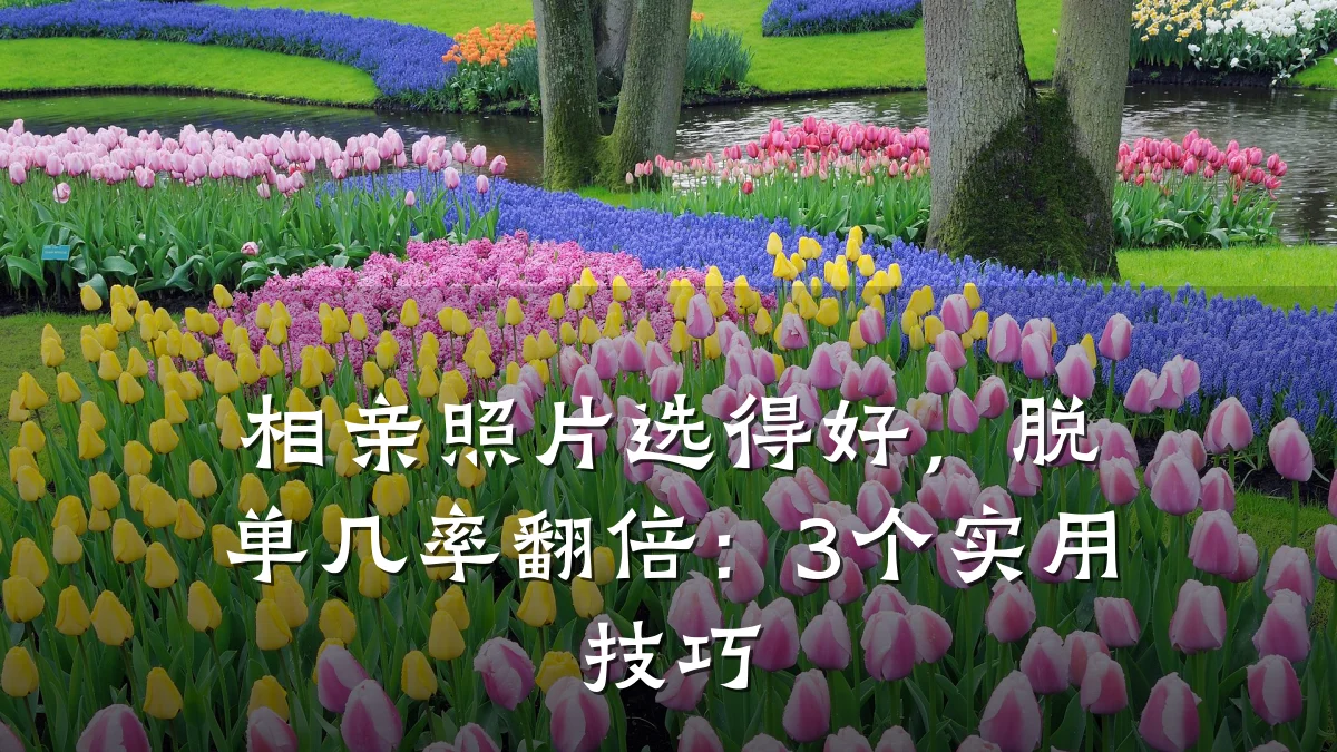 相亲照片选得好,脱单几率翻倍:3个实用技巧