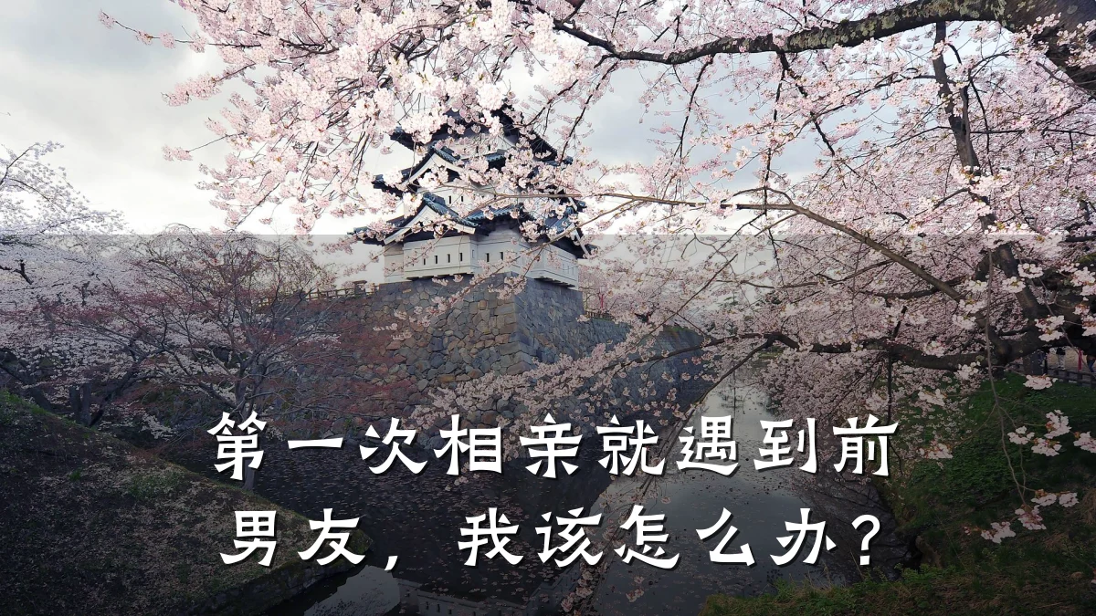 第一次相亲就遇到前男友,我该怎么办?