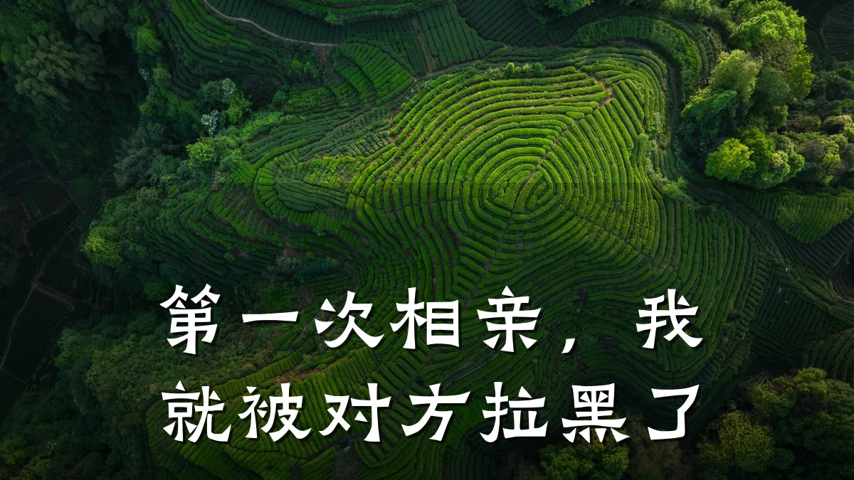 第一次相亲,我就被对方拉黑了
