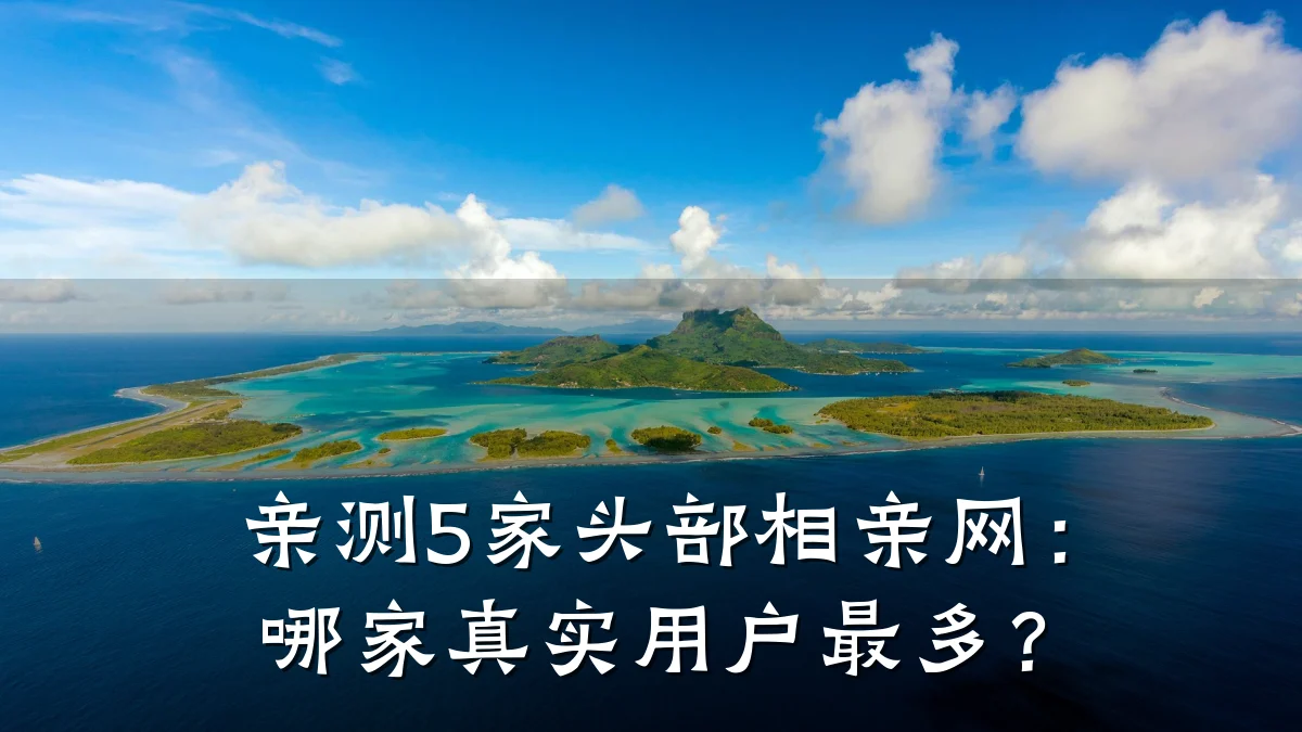 亲测5家头部相亲网:哪家真实用户最多?