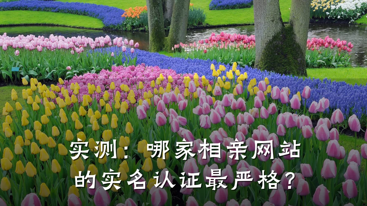实测:哪家相亲网站的实名认证最严格?