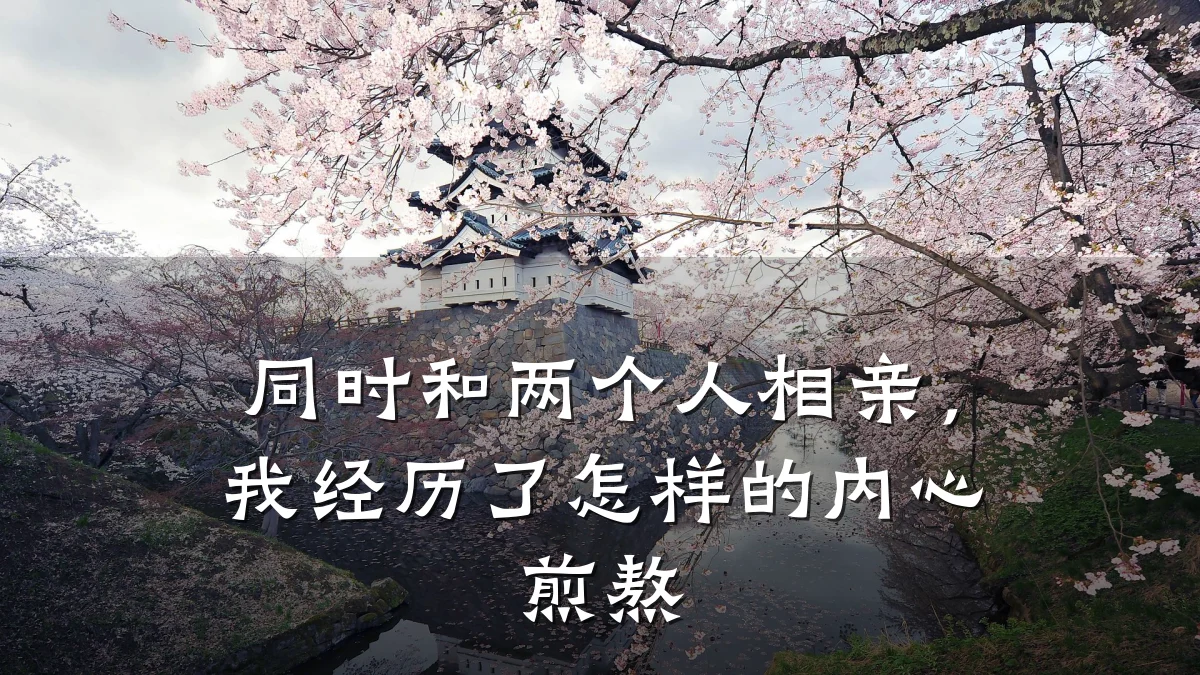 同时和两个人相亲,我经历了怎样的内心煎熬