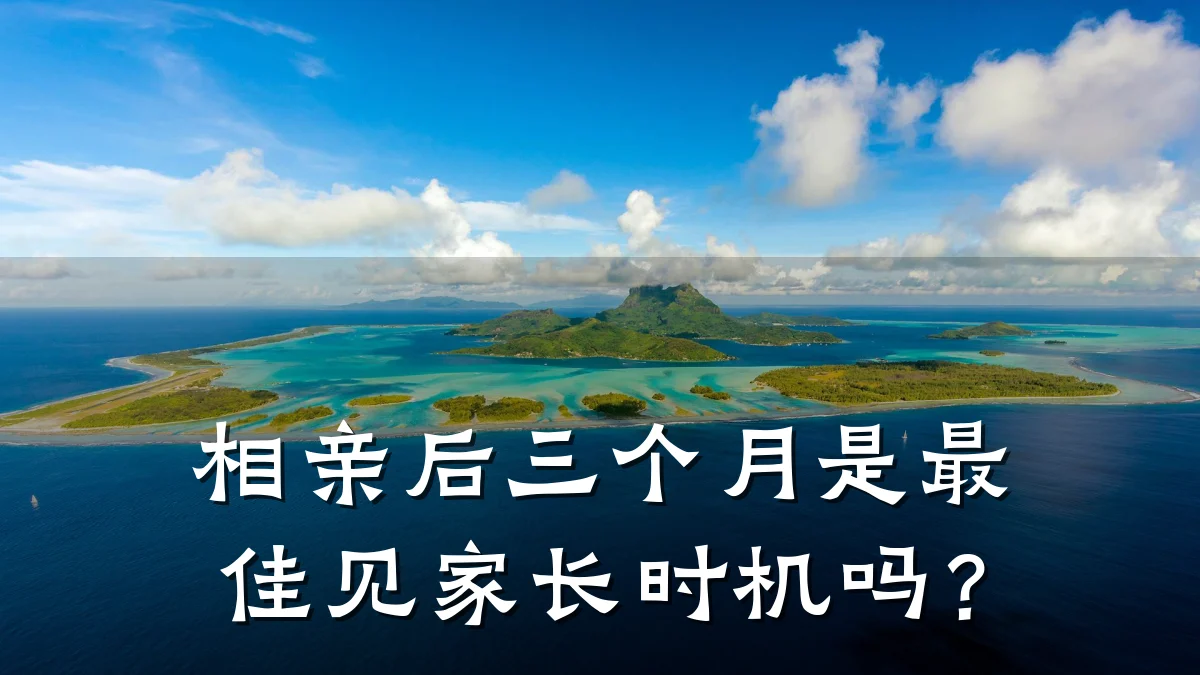 相亲后三个月是最佳见家长时机吗?