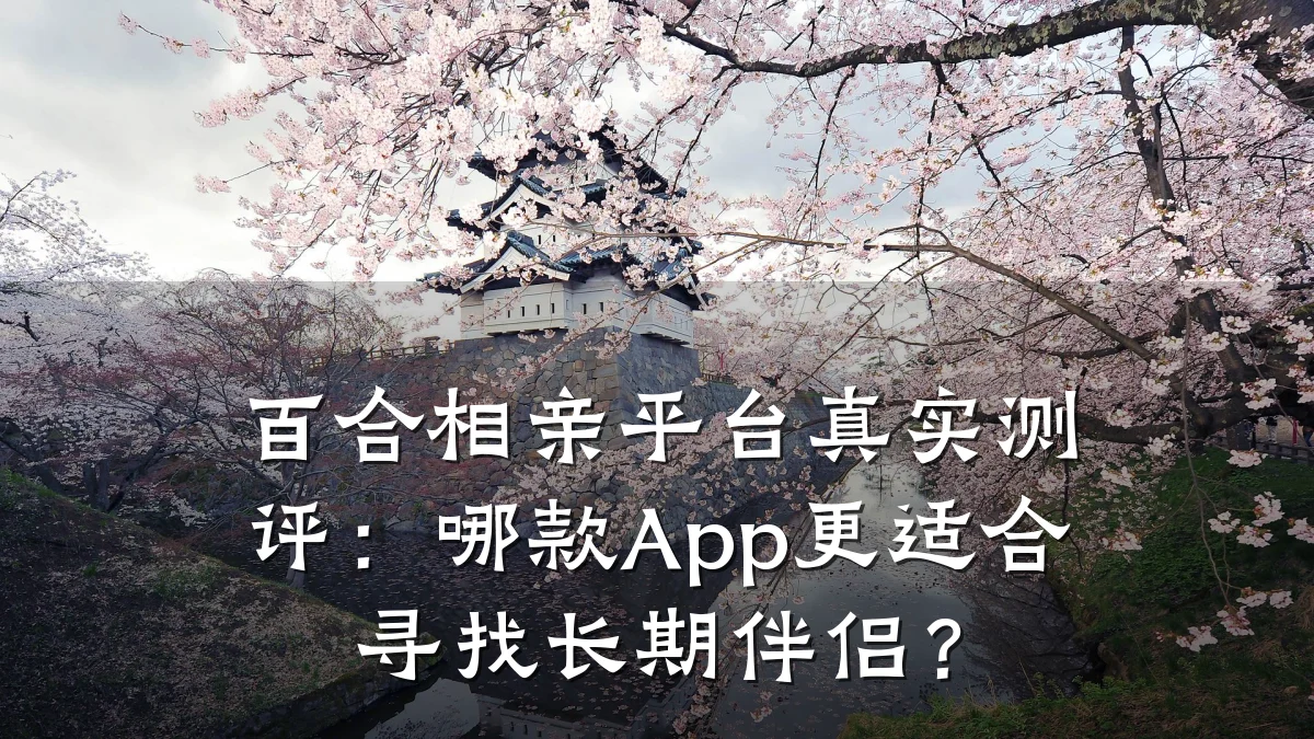 百合相亲平台真实测评:哪款App更适合寻找长期伴侣?