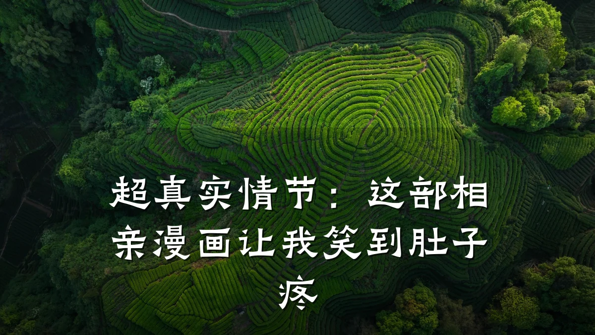 超真实情节:这部相亲漫画让我笑到肚子疼