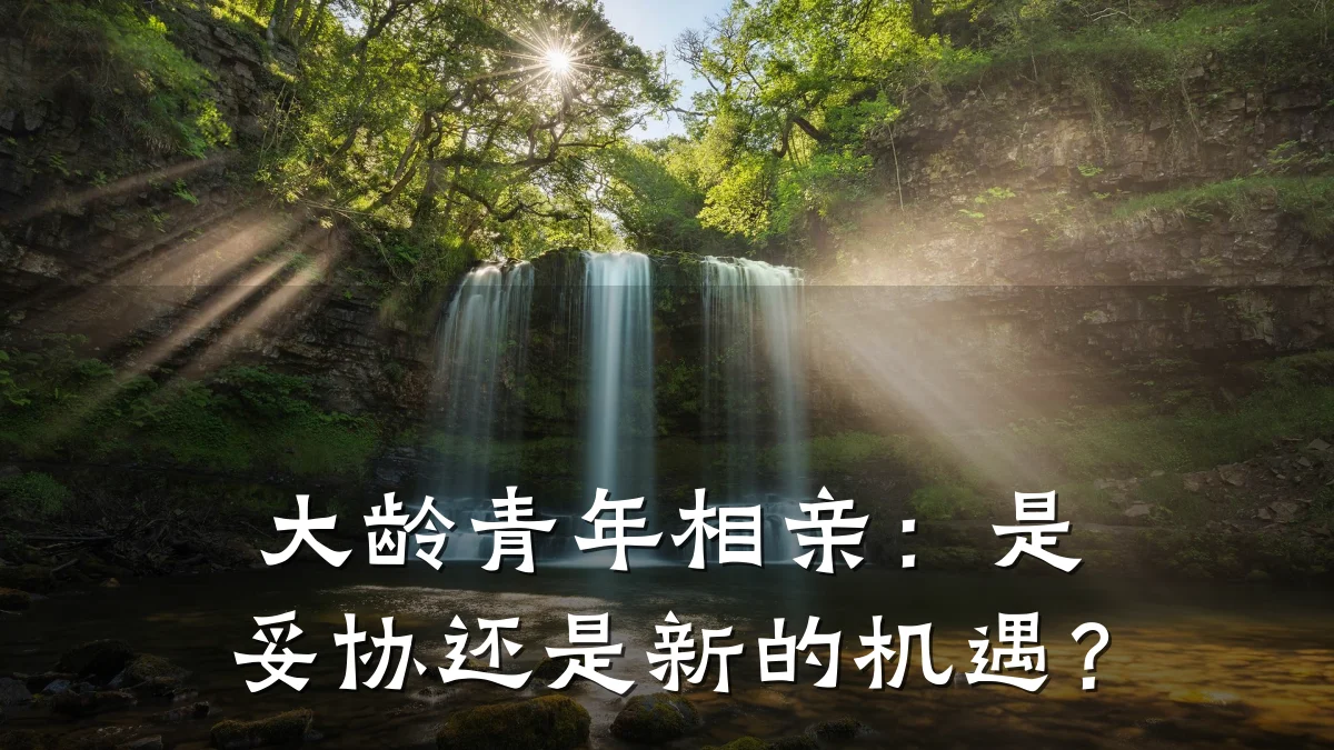 大龄青年相亲:是妥协还是新的机遇?
