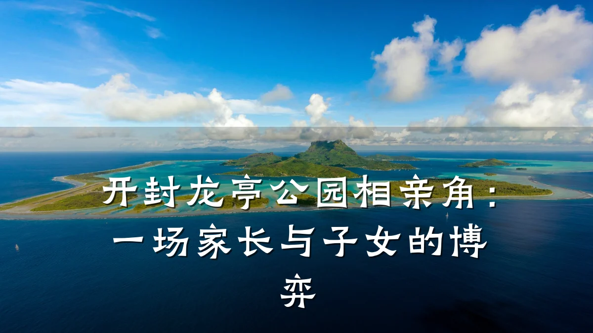 开封龙亭公园相亲角:一场家长与子女的博弈