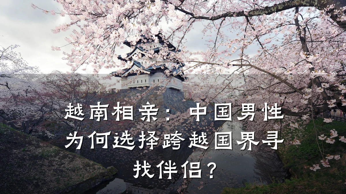 越南相亲:中国男性为何选择跨越国界寻找伴侣?