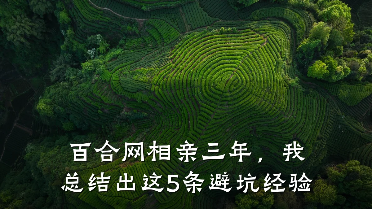 百合网相亲三年,我总结出这5条避坑经验
