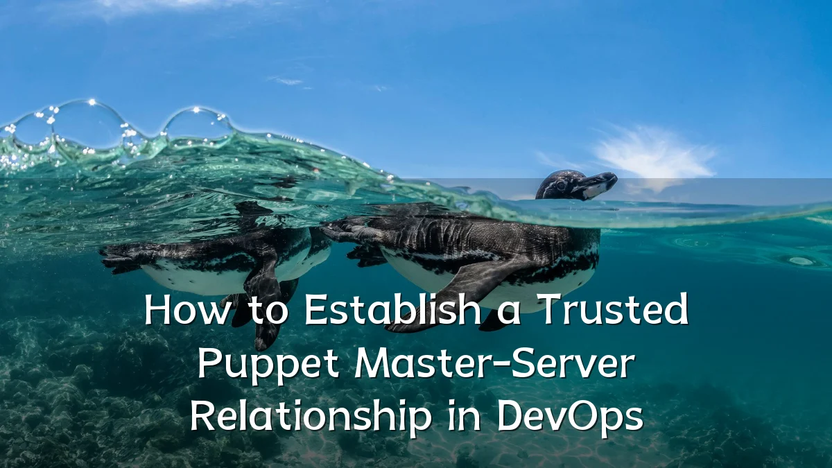 How to Establish a Trusted Puppet Master-Server Relationship in DevOps