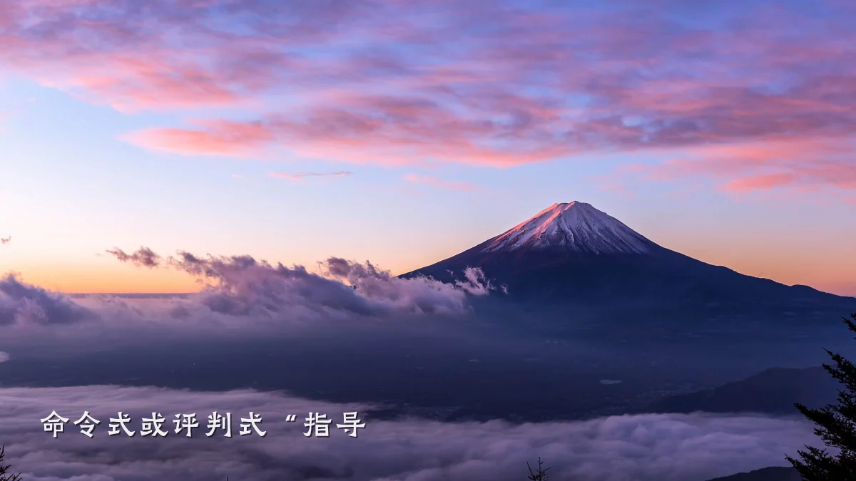 命令式或评判式“指导