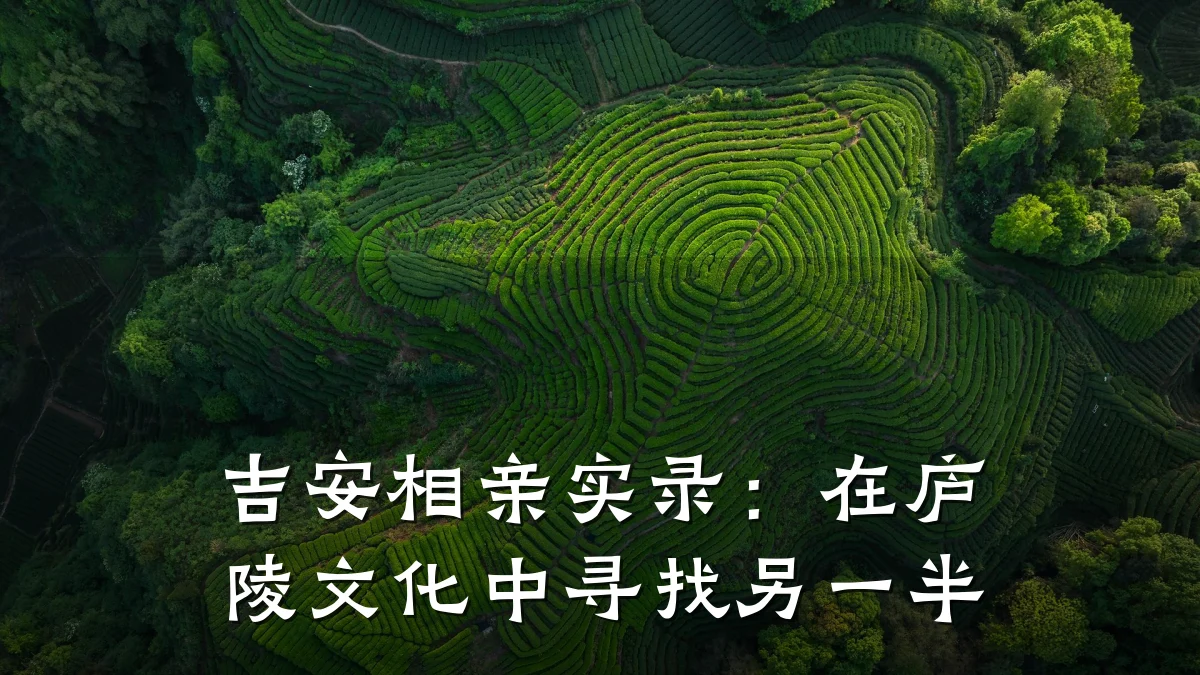 吉安相亲实录:在庐陵文化中寻找另一半