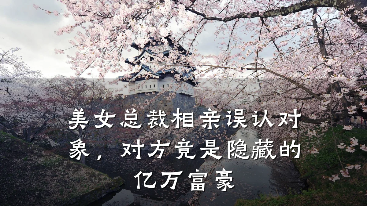 美女总裁相亲误认对象,对方竟是隐藏的亿万富豪