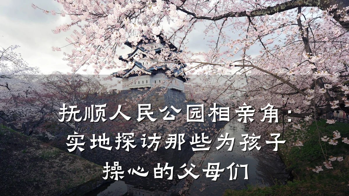 抚顺人民公园相亲角:实地探访那些为孩子操心的父母们