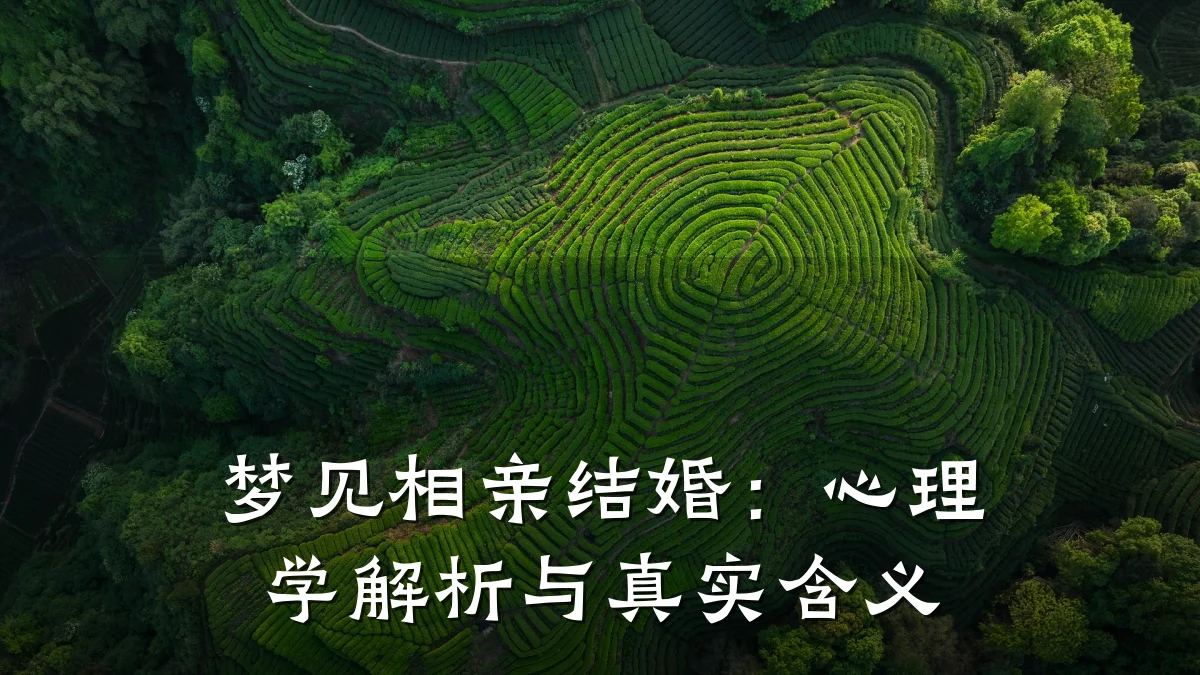 梦见相亲结婚:心理学解析与真实含义