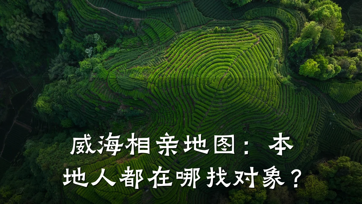 威海相亲地图:本地人都在哪找对象?