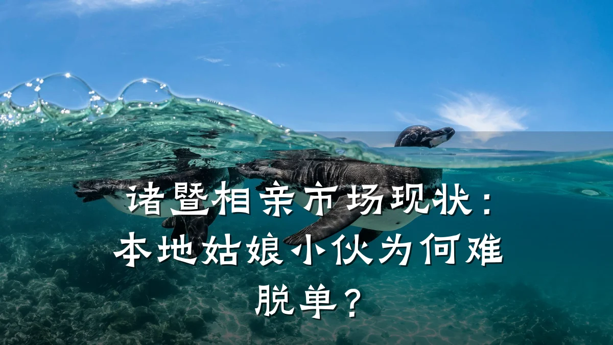 诸暨相亲市场现状:本地姑娘小伙为何难脱单?