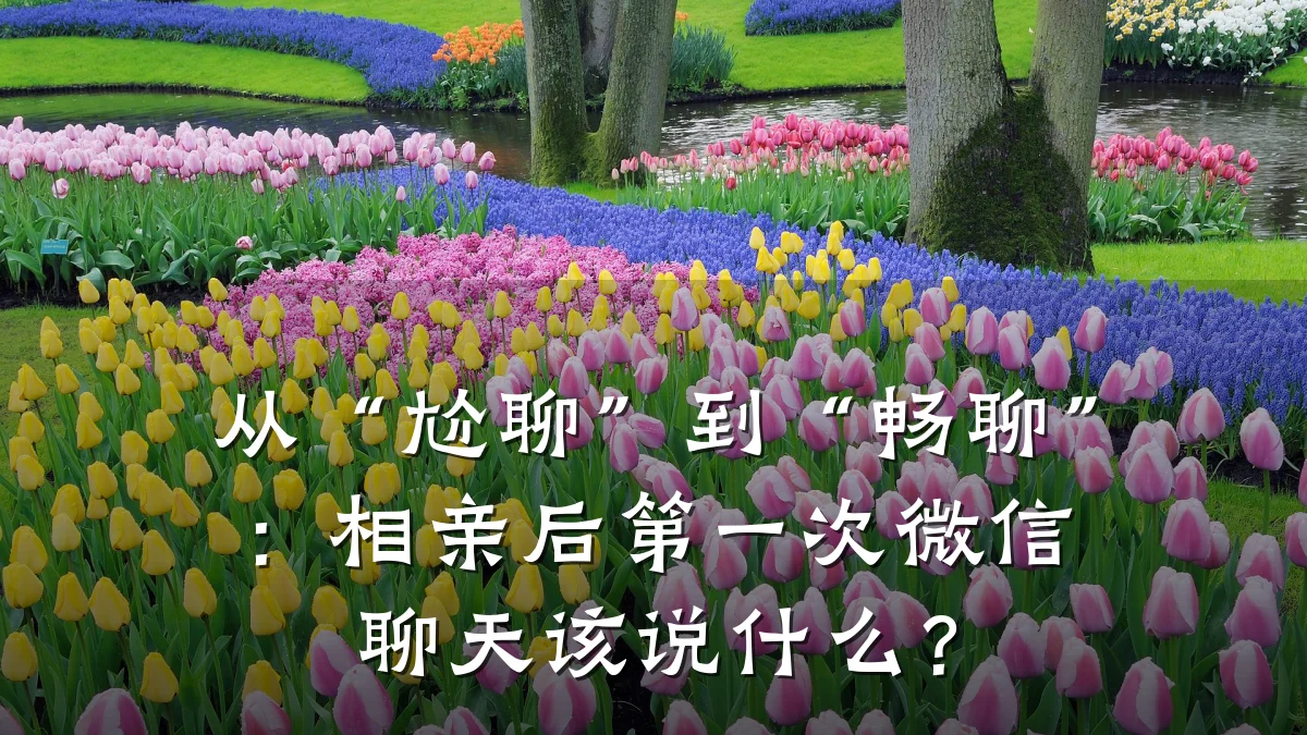 从“尬聊”到“畅聊”:相亲后第一次微信聊天该说什么?