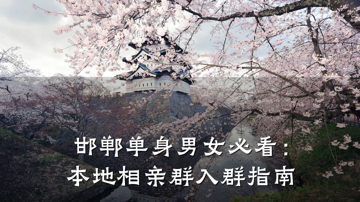 邯郸单身男女必看:本地相亲群入群指南