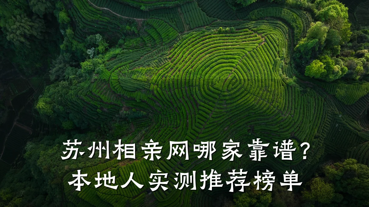 苏州相亲网哪家靠谱?本地人实测推荐榜单