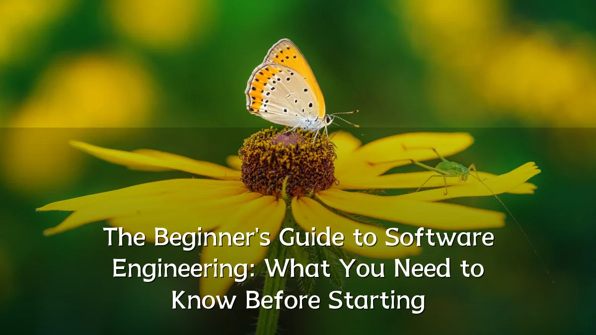 The Beginner's Guide to Software Engineering: What You Need to Know Before Starting