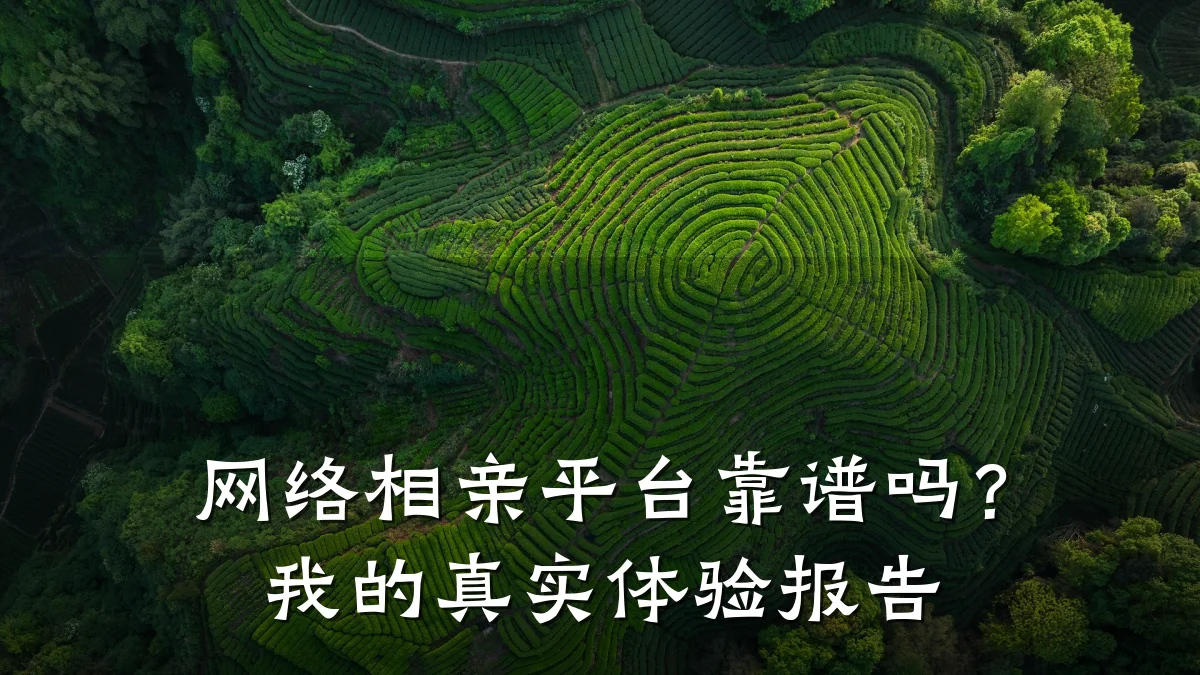 网络相亲平台靠谱吗?我的真实体验报告