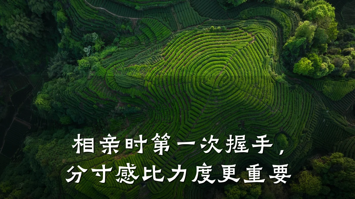 相亲时第一次握手,分寸感比力度更重要