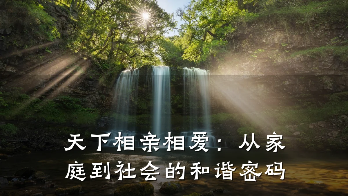 天下相亲相爱:从家庭到社会的和谐密码