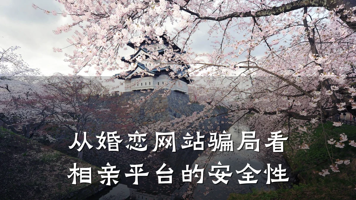 从婚恋网站骗局看相亲平台的安全性