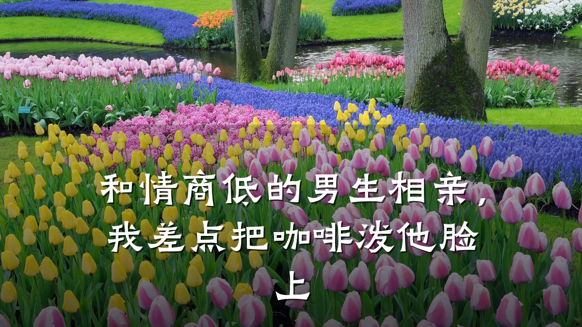 和情商低的男生相亲,我差点把咖啡泼他脸上