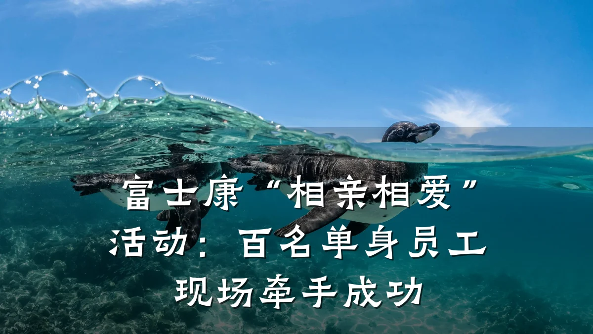 富士康“相亲相爱”活动:百名单身员工现场牵手成功