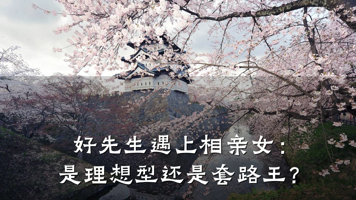 好先生遇上相亲女:是理想型还是套路王?