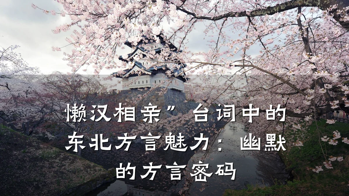 懒汉相亲”台词中的东北方言魅力：幽默的方言密码