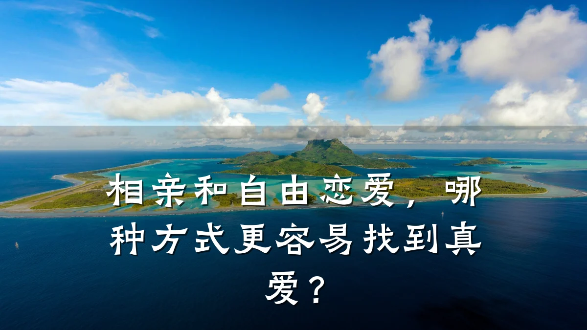 相亲和自由恋爱,哪种方式更容易找到真爱?